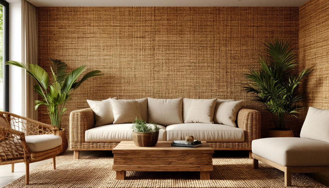 The Timeless Appeal of Natural Wallpapers: How Organic Textures Bring Calm and Elegance to Modern Interiors