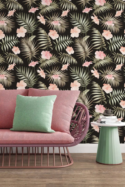 Tropical pattern wallpaper trends
