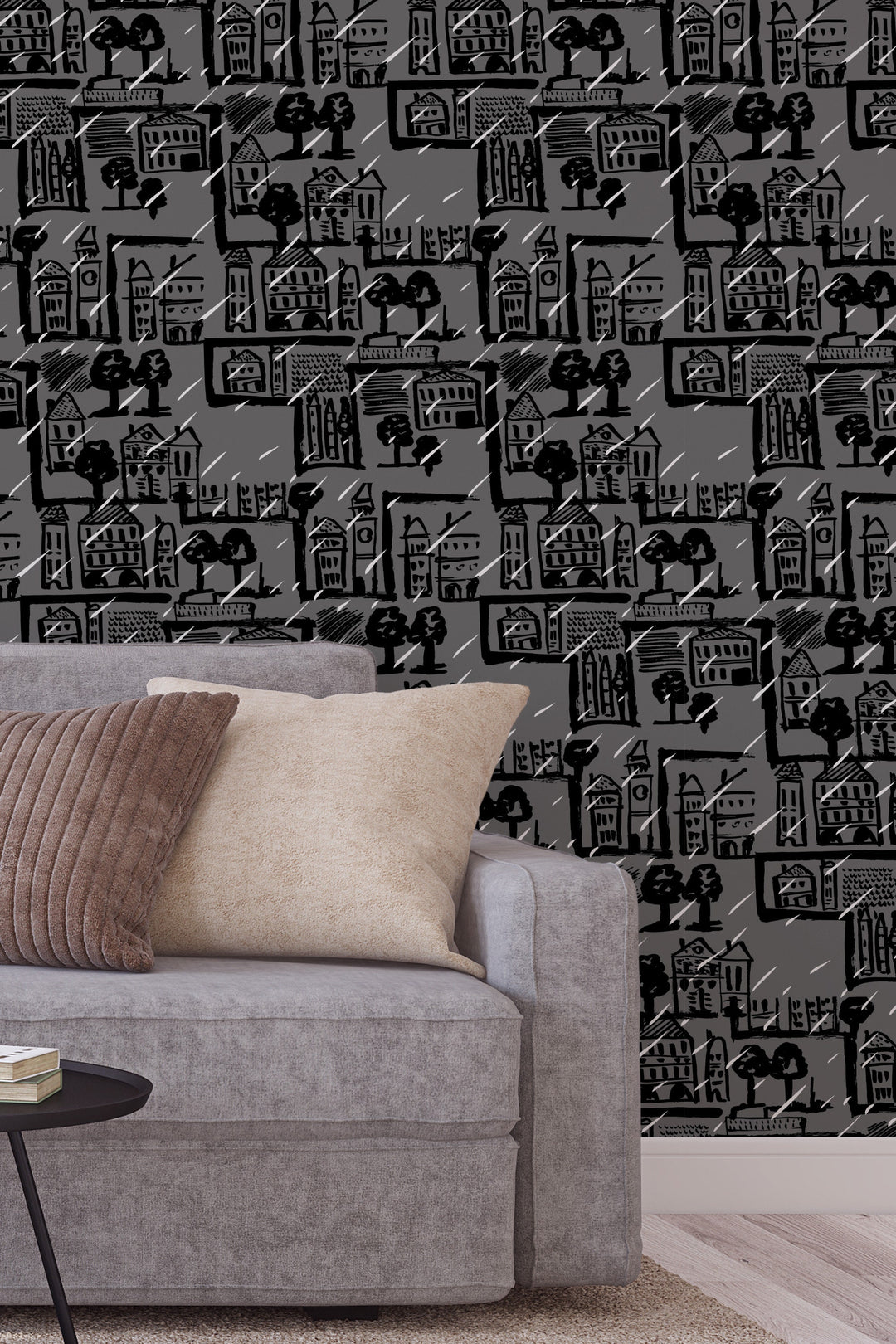 Rain in the City Wallpaper 3304