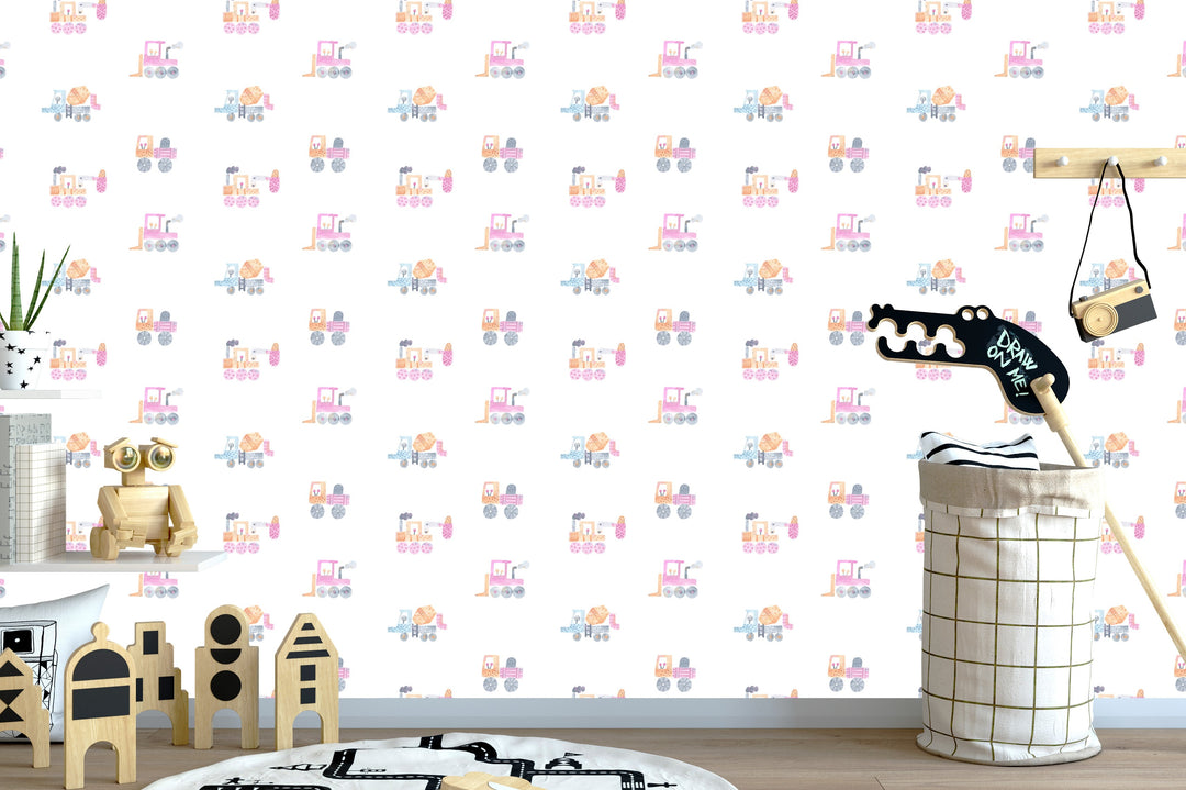 Kids Cars Wallpaper – Playful Nursery Pattern 3627