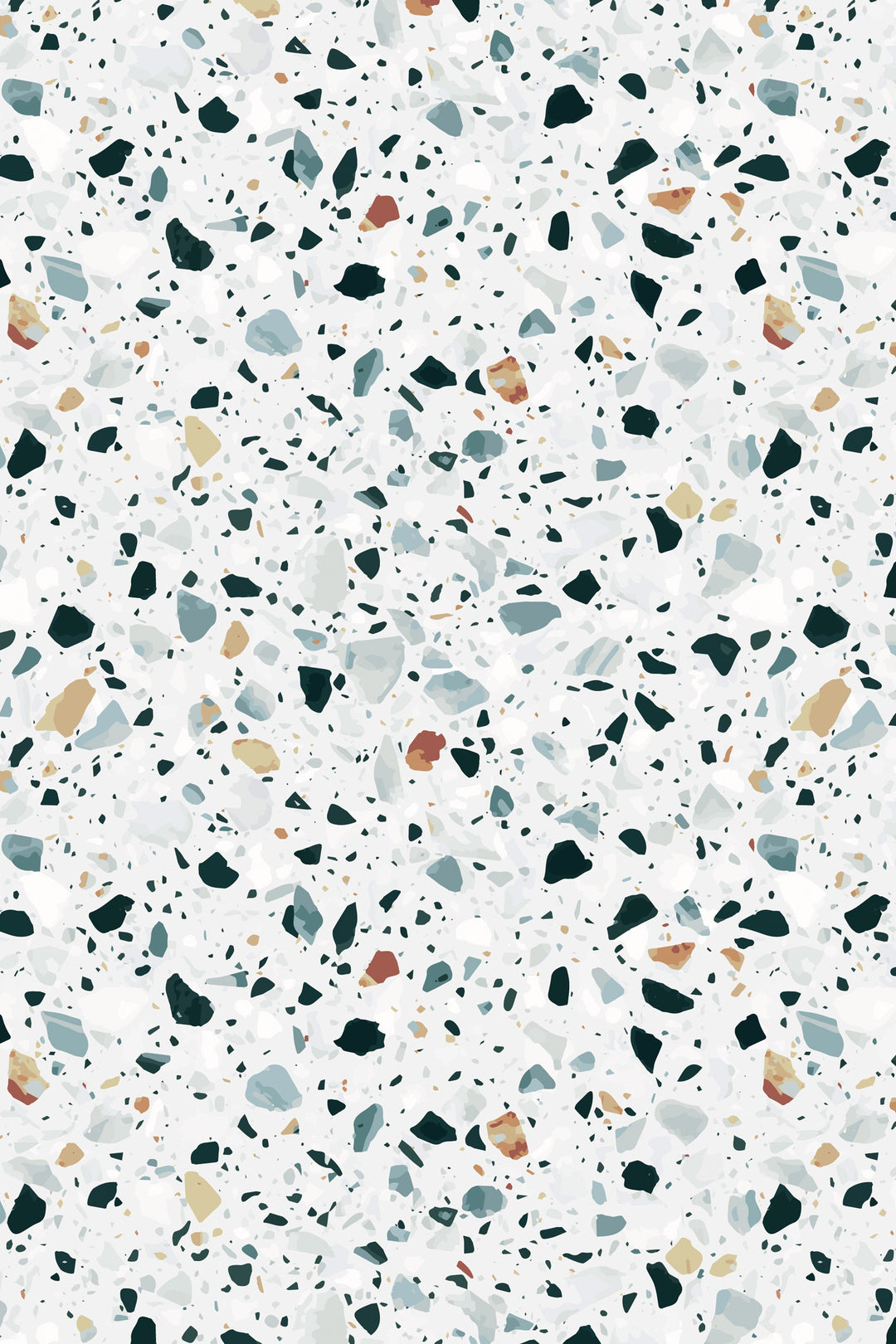 Terrazzo Elegant Vinyl Wallpaper Rolls For Accent Walls 3421