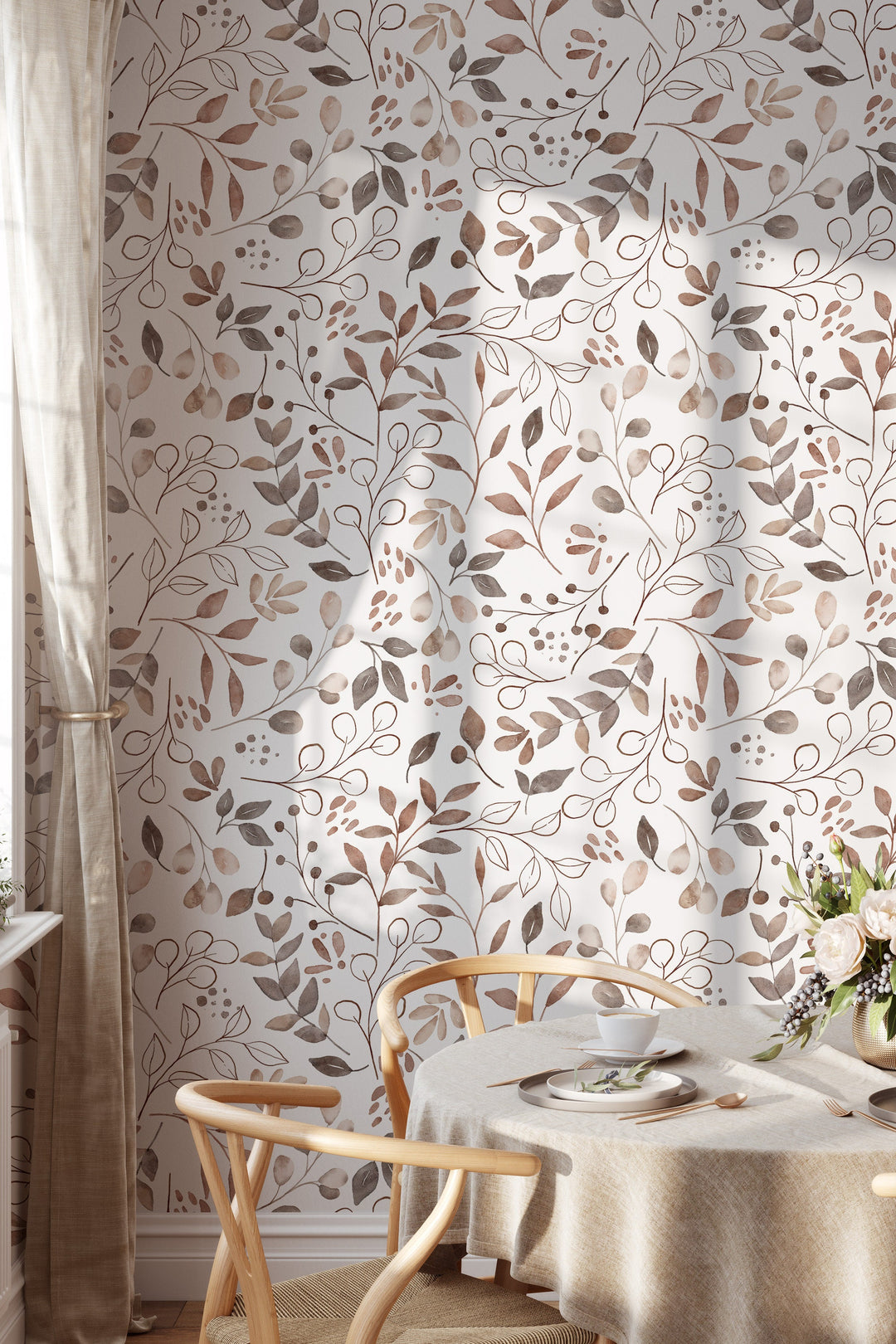 Watercolor Botanical Wallpaper #3616