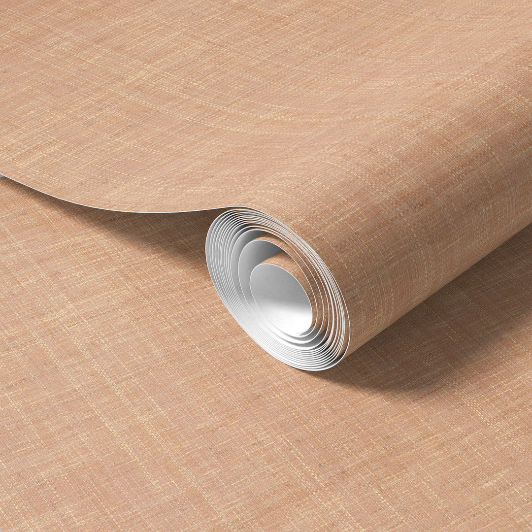 Faux Raffia Wallpaper – Natural Texture Panels | Peel And Stick Vinyl Wallcovering 75023