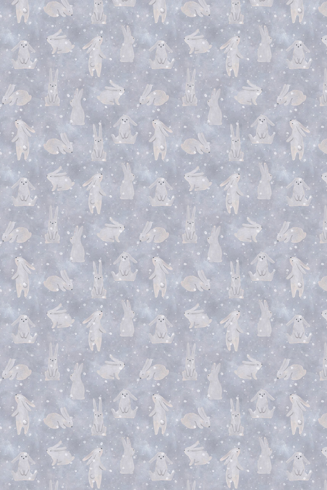 Cute Bunny Wallpaper – Soft Nursery Animal Pattern 3628