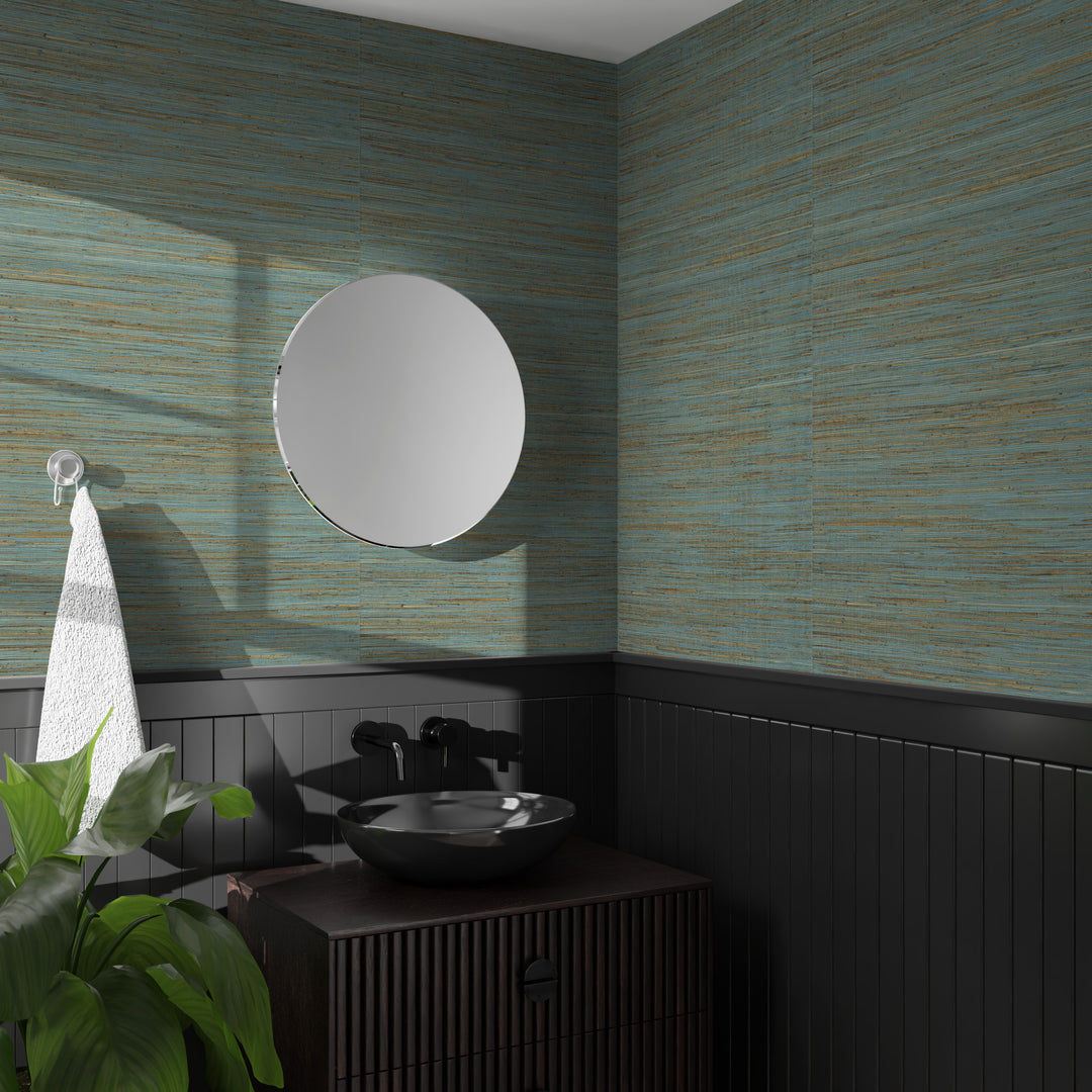 Faux Hemp Wallpaper – Peel and Stick & Traditional Vinyl Durable Washable Wallcovering 71058-1