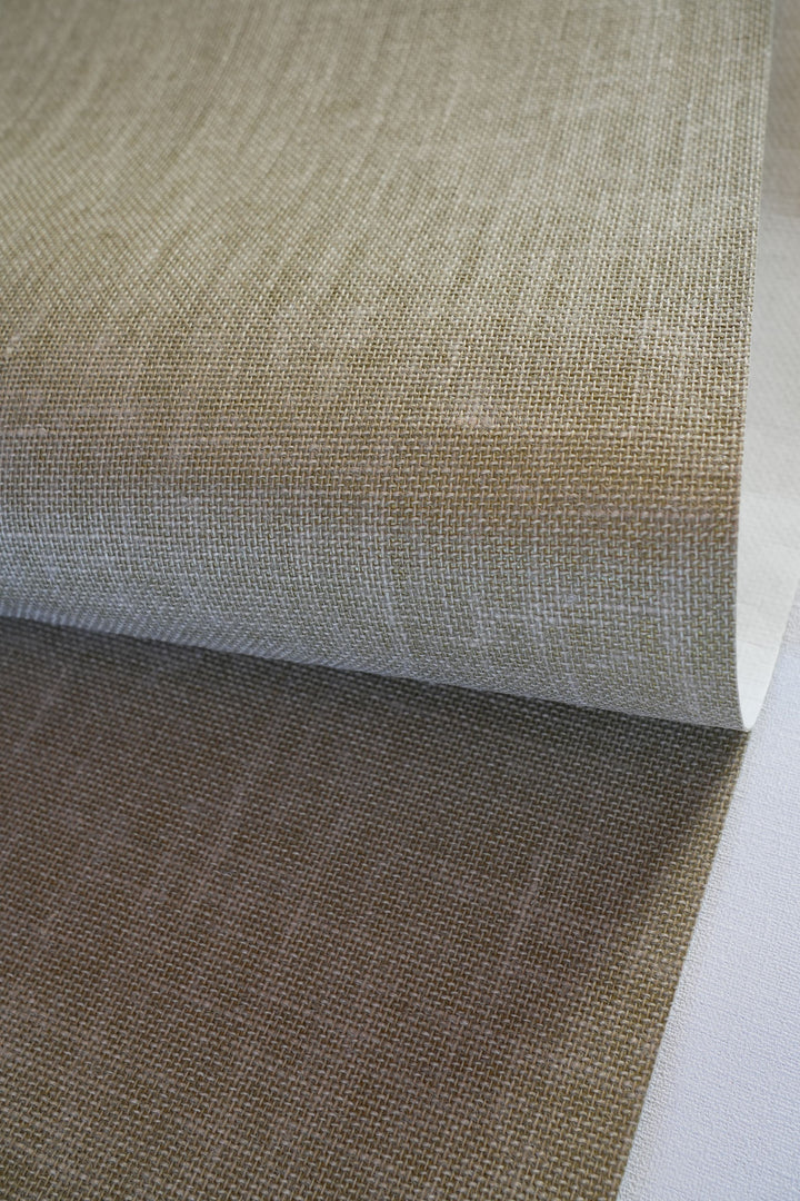Natural Washed Jute Wallpaper fibers in gray-beige 45108