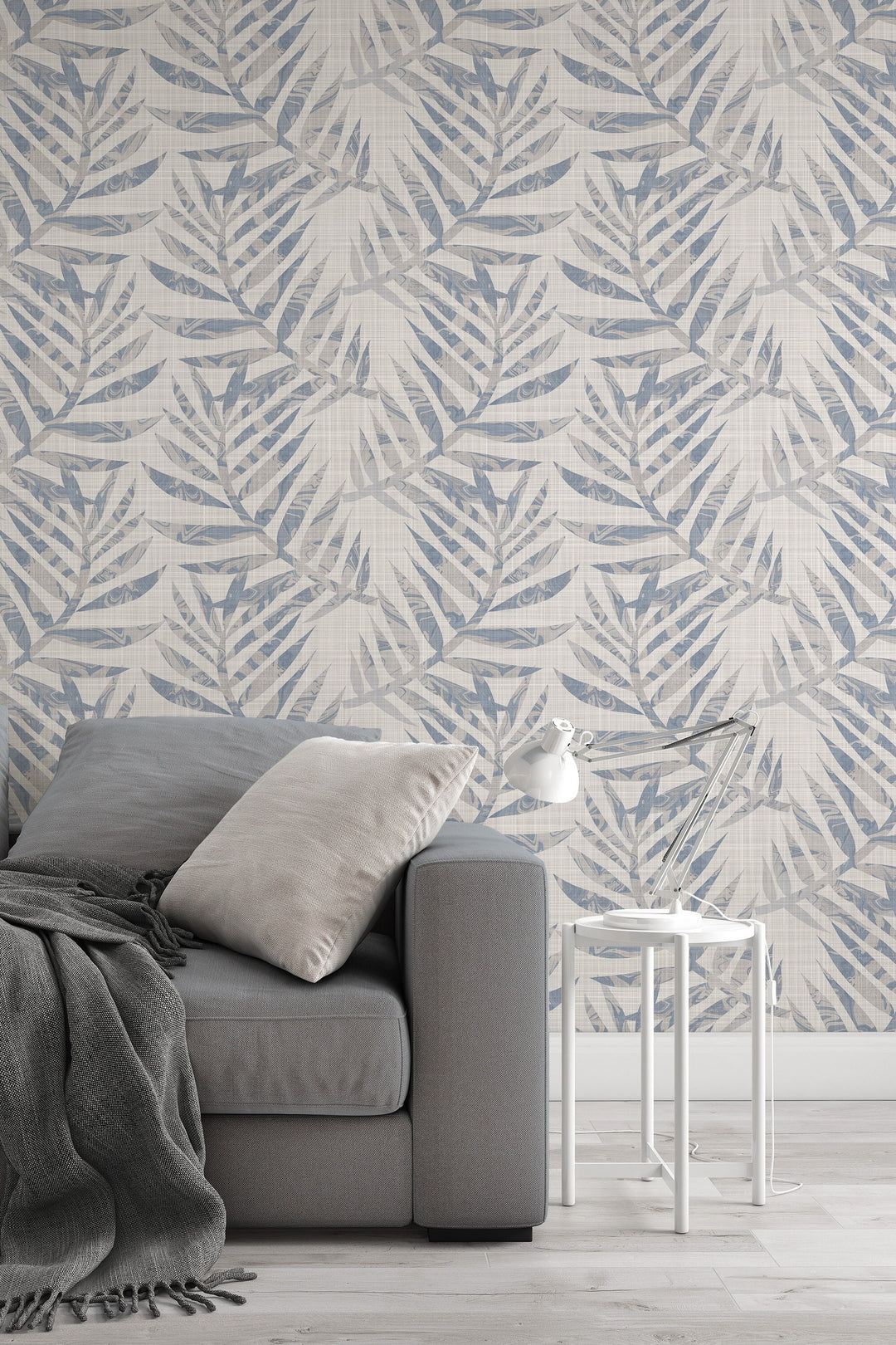 Farmhouse style on linen textured background wallpaper - #3512