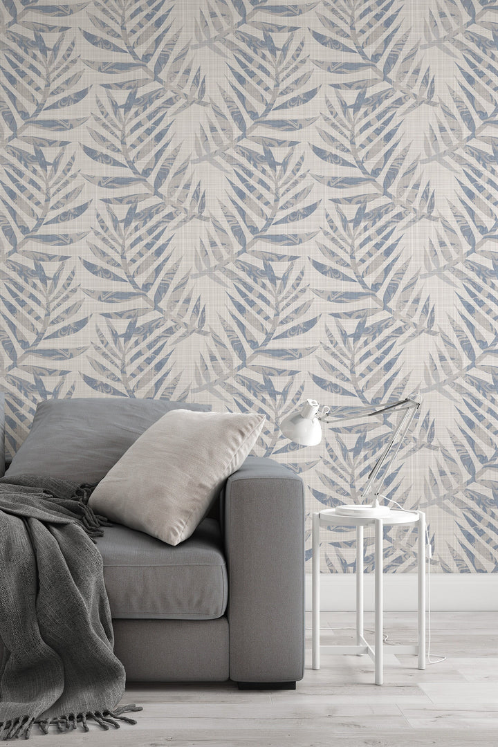 Farmhouse style on linen textured background wallpaper - #3512