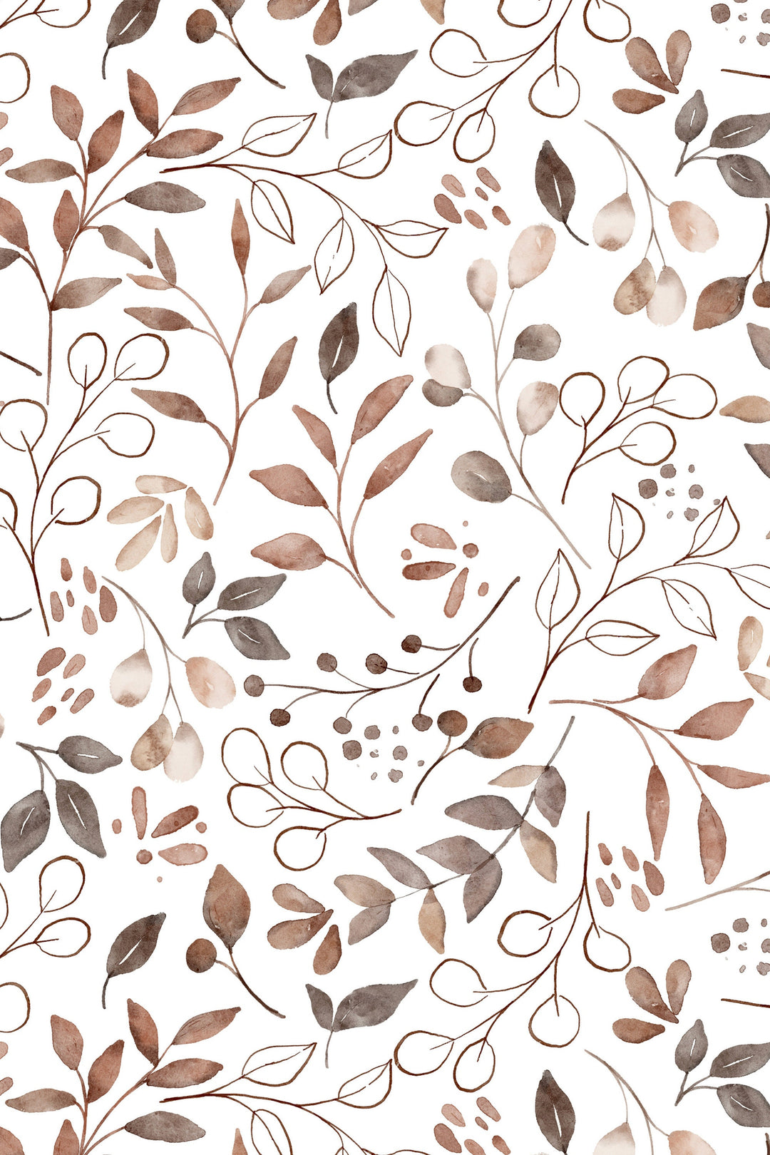 Watercolor Botanical Wallpaper #3616