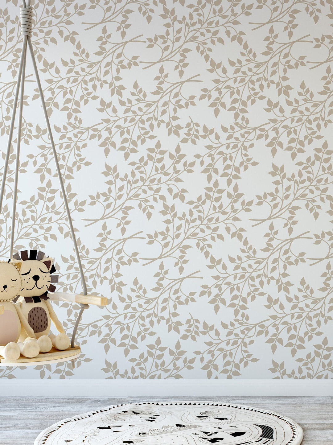 Boho Botanical Leaves Wallpaper #3618