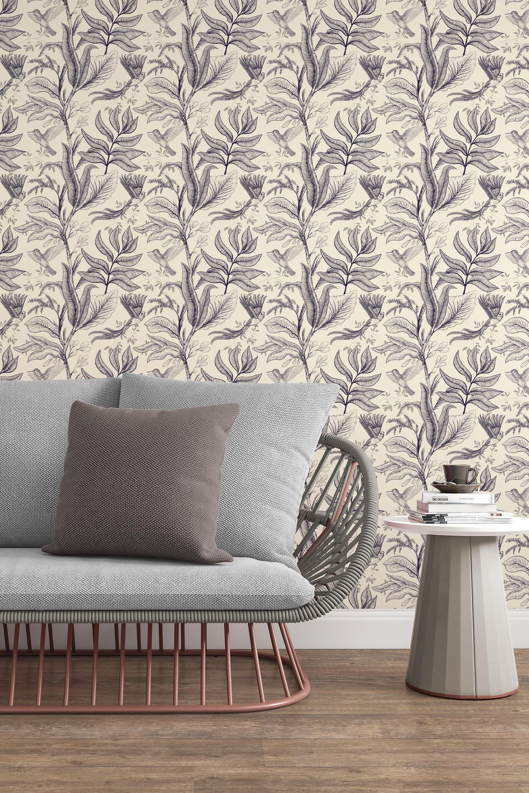 Hummingbirds and Tropical Leaves Wallpaper #3657