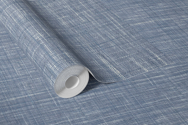 Faux Raffia Grasscloth Wallpaper — Woven Textured Surface 75026