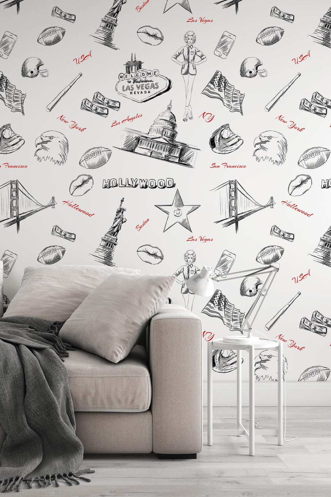 American Sketch Icons Wallpaper #3725