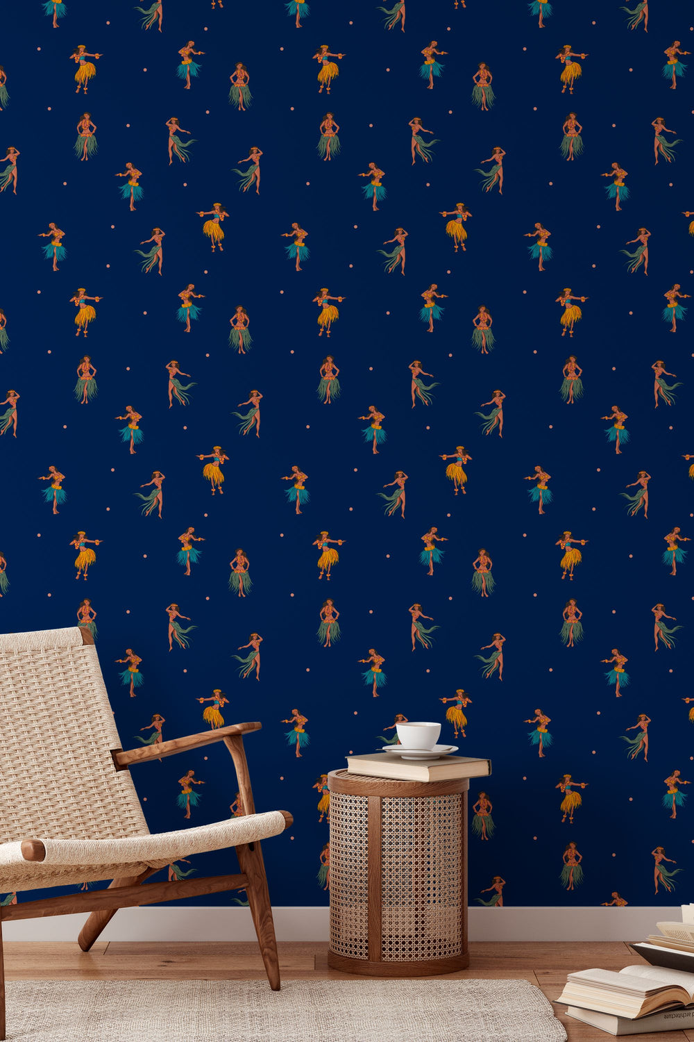 Hawaiian Dancers On Dark 3716