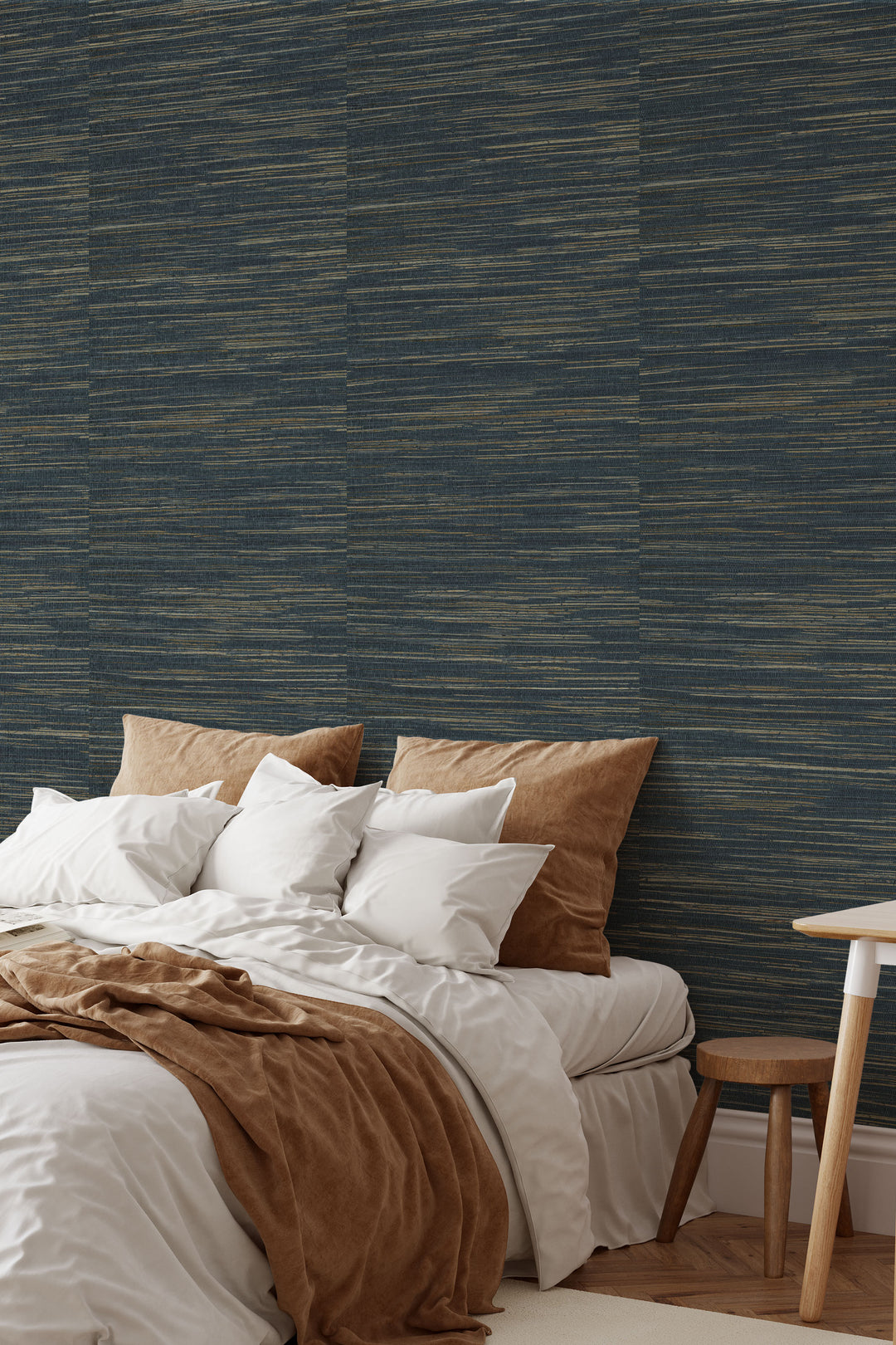 Faux Hemp Grasscloth Wallpaper Soft Mineral Neutrals 71034