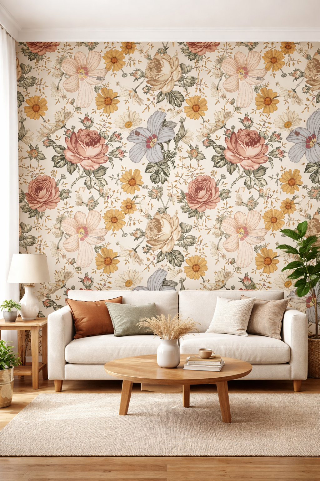 Vintage Peony Floral wallpaper #3233