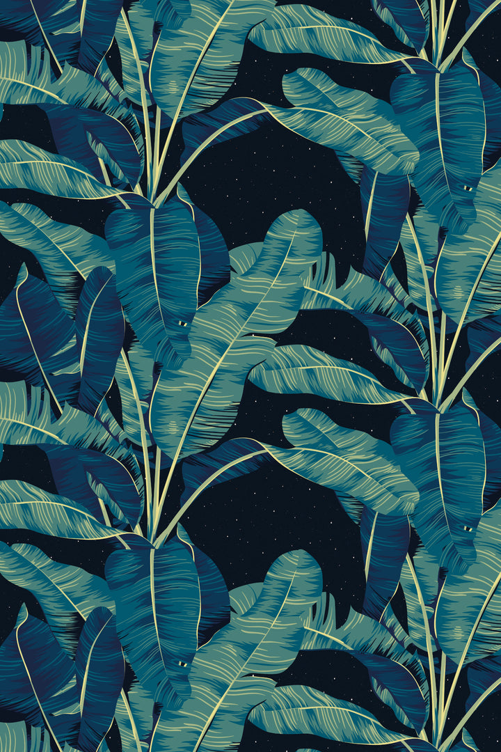 Tropical Palm Wallpaper – Peel and Stick Vinyl Wallpaper Rolls with Palm Leaves Mural