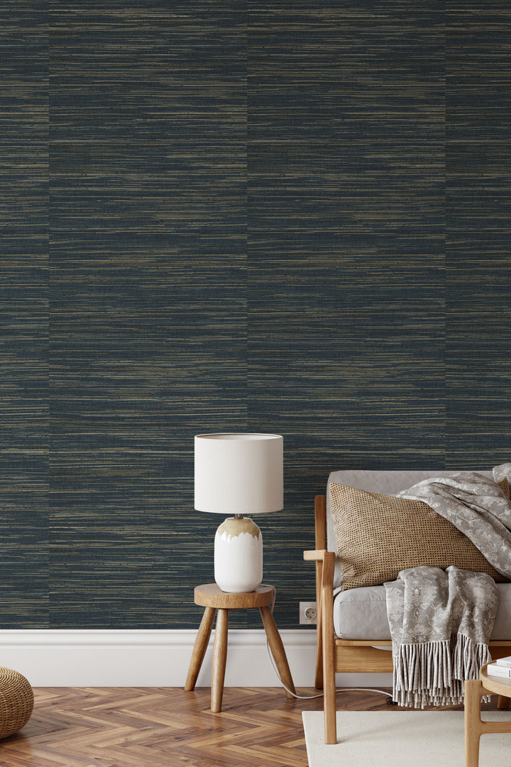 Faux Hemp Grasscloth Wallpaper Soft Mineral Neutrals 71034