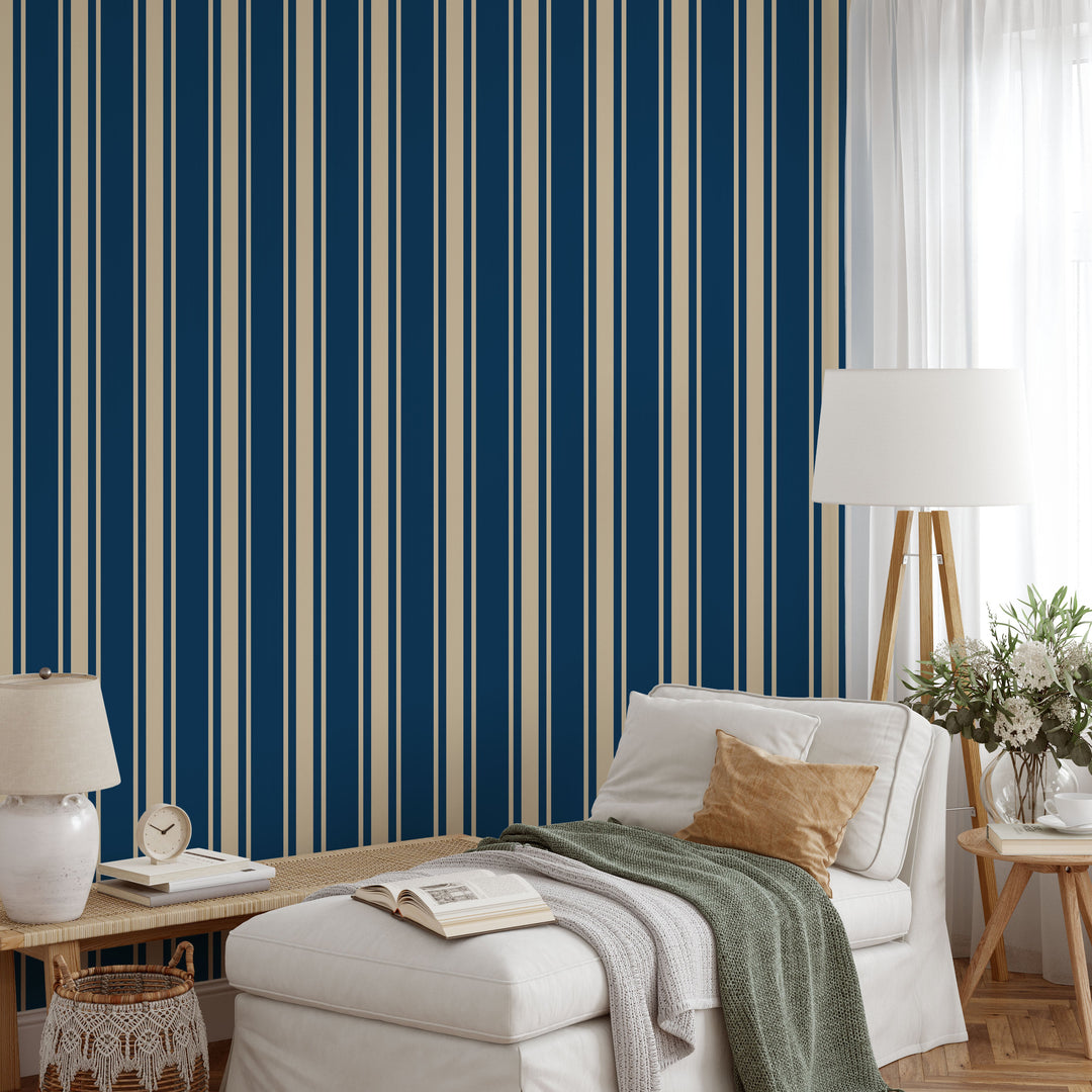 tented stripe 3690 Tented Stripe Traditional Non-Woven (Finland Paper) / 1 roll: 2 ft (w) x 4.5 ft (h)