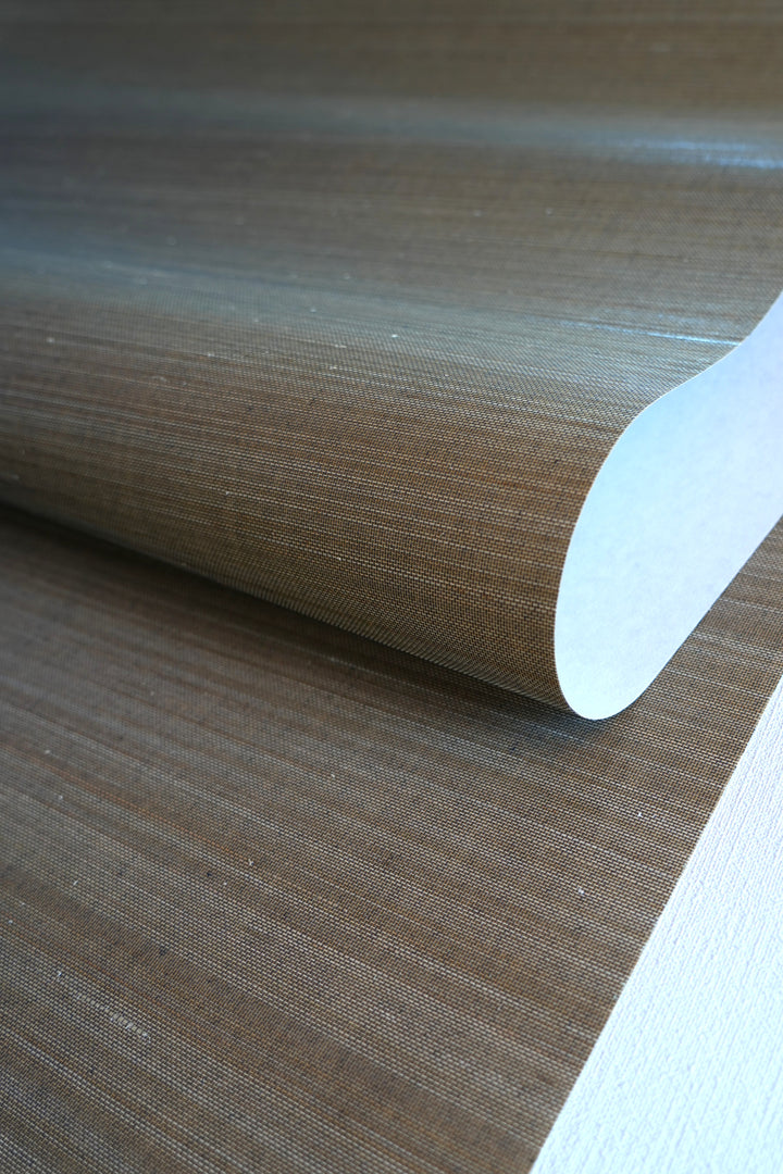 Abaca Deep Olive Canyon Natural Grasscloth Wallpaper 40164