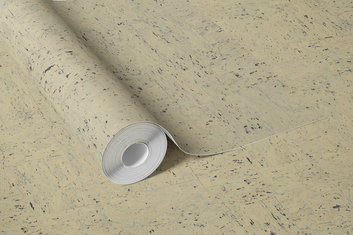 Faux Cork Wallpaper Beige Cork Texture Vinyl Wallcovering with Dark Flecks 78360