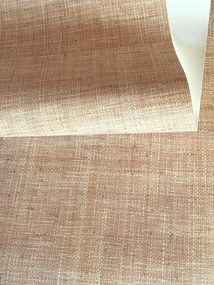 Faux Raffia Wallpaper – Natural Texture Panels | Peel And Stick Vinyl Wallcovering 75023