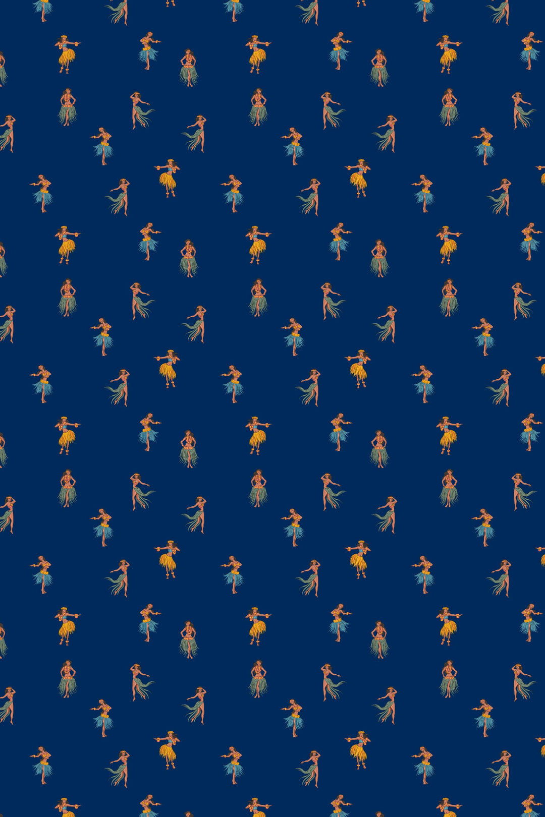 Hawaiian Dancers In The Night 3714