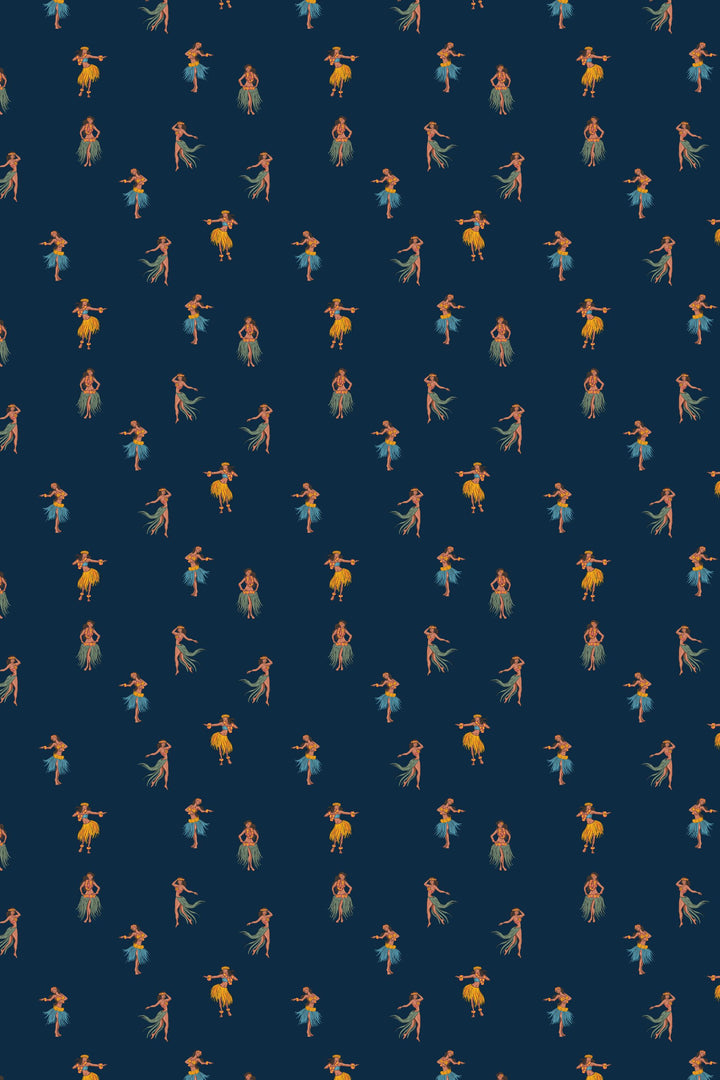 Hawaiian Dancers In The Night 3717