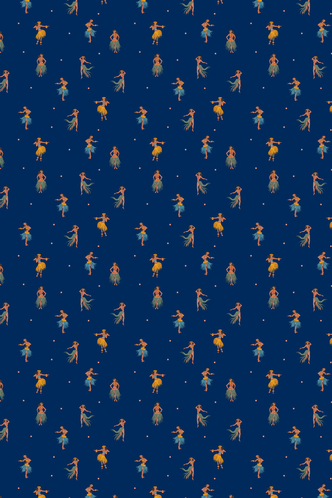 Hawaiian Dancers On Dark 3716