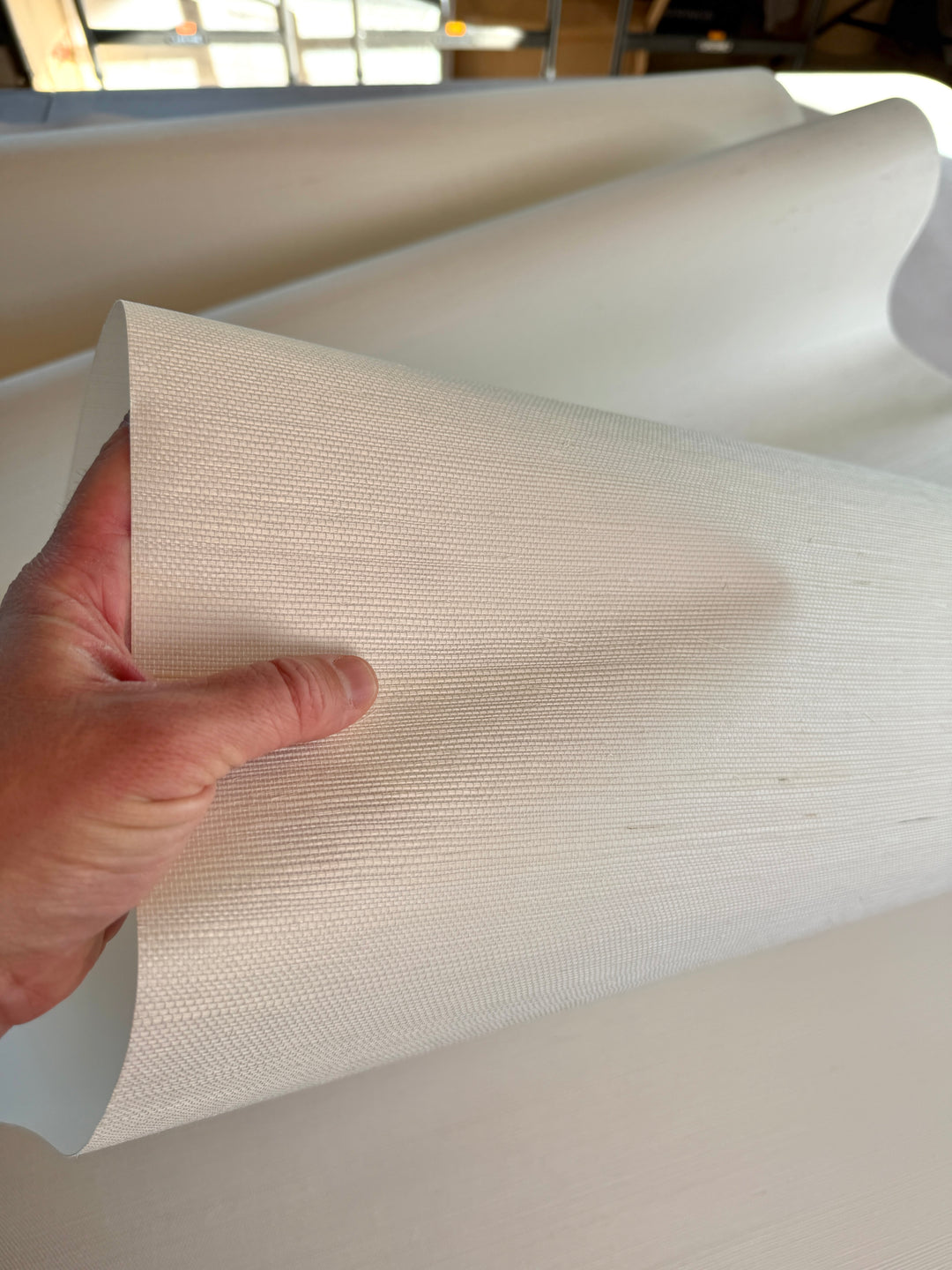 Sisal Natural Grasscloth Wallpaper — Subtle Woven Natural Surface 41014