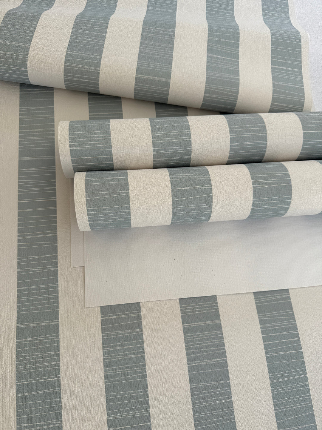 Stripes tented linen wallpaper #3420