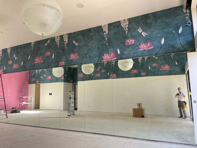 Printing and installation of custom wallcoverings and wallpaper in Los Angeles California