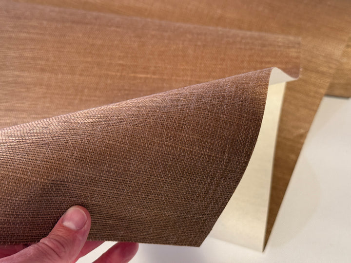 Natural Cocoa Woven Sisal Grasscloth Wallpaper 41069