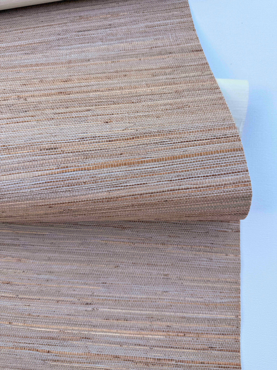 Natural Hemp Grasscloth — Warm Sand Texture 41038