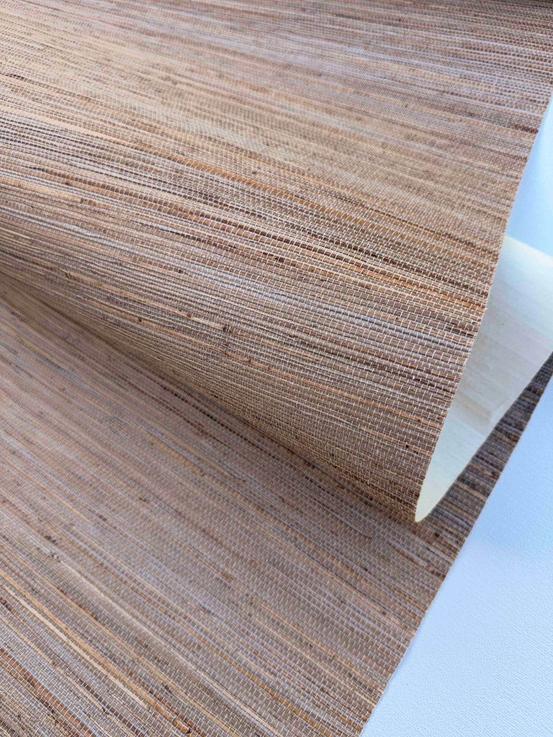 Natural Hemp Grasscloth — Warm Sand Texture 41038