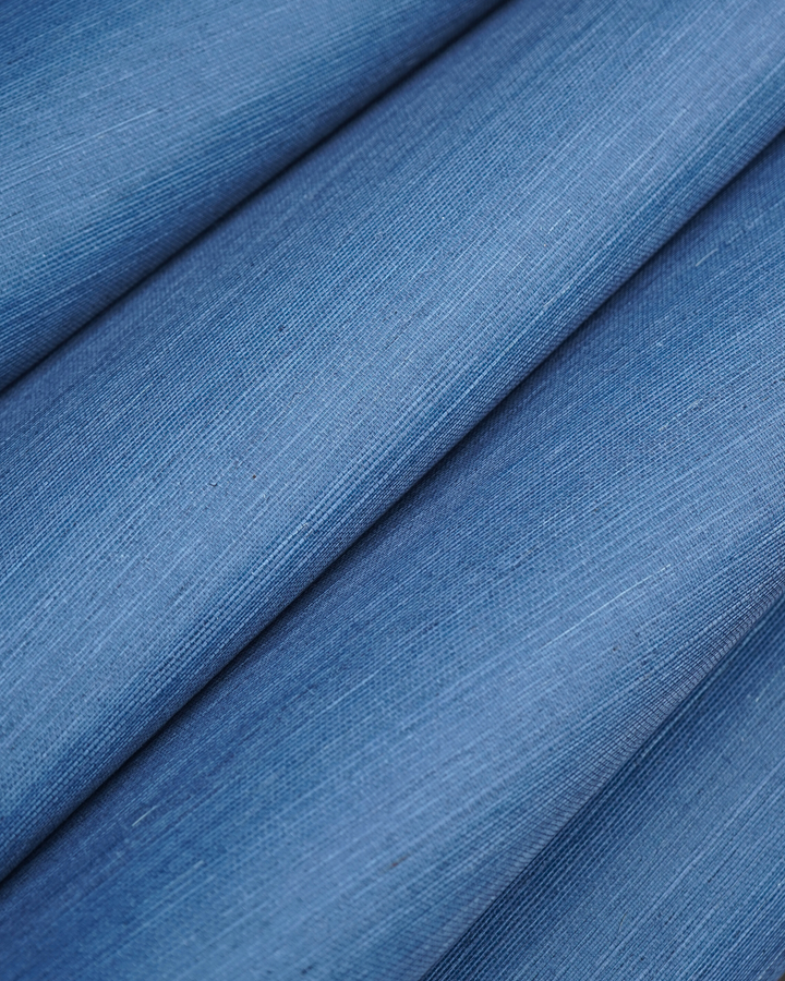 Natural Grasscloth Sisal Wallpaper - Midnight Navy - 42126