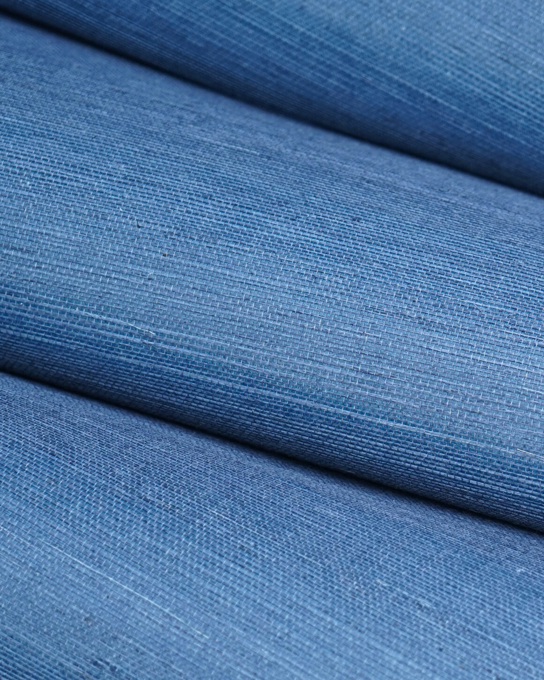 Natural Grasscloth Sisal Wallpaper - Midnight Navy - 42126