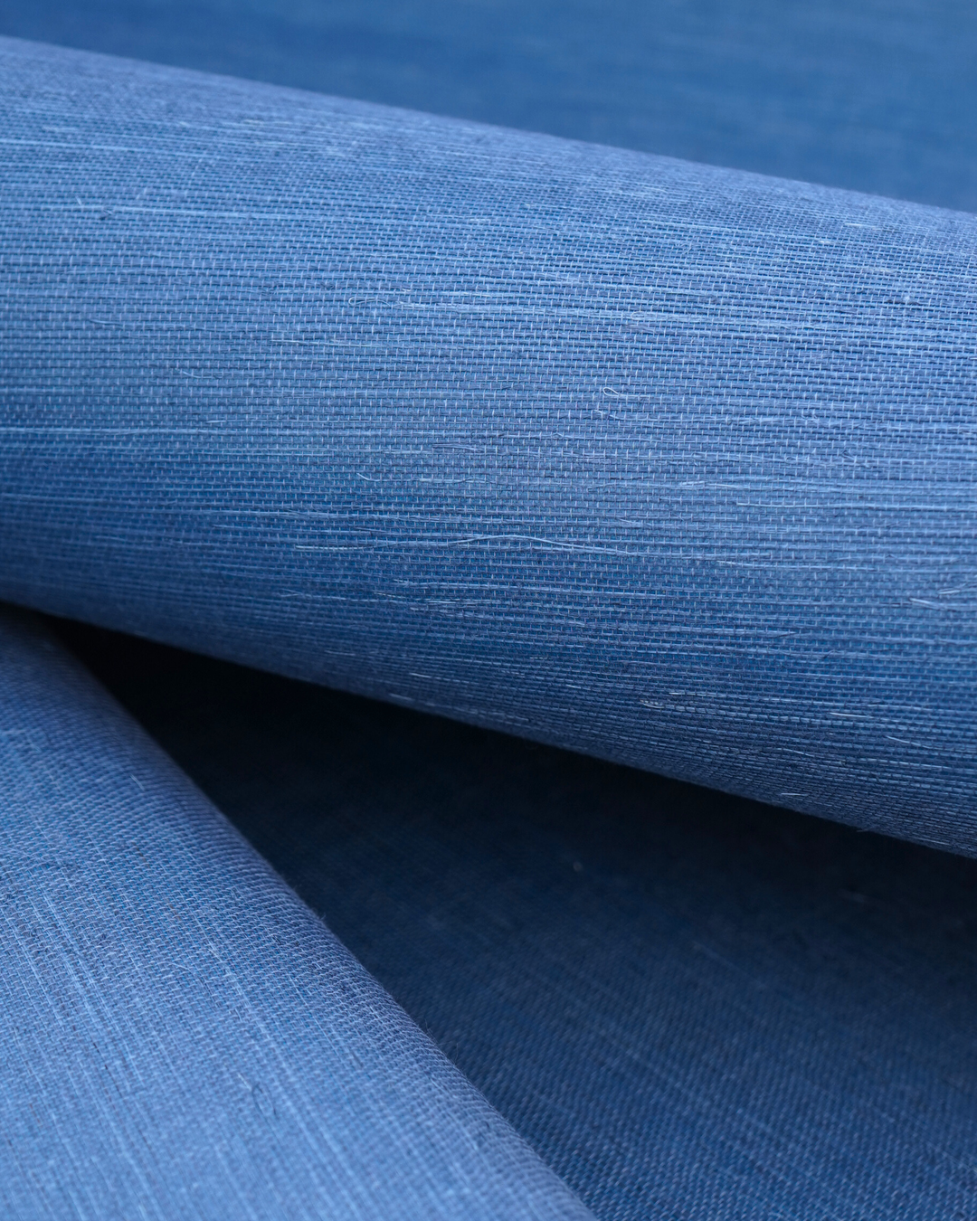 Natural Grasscloth Sisal Wallpaper - Midnight Navy - 42126