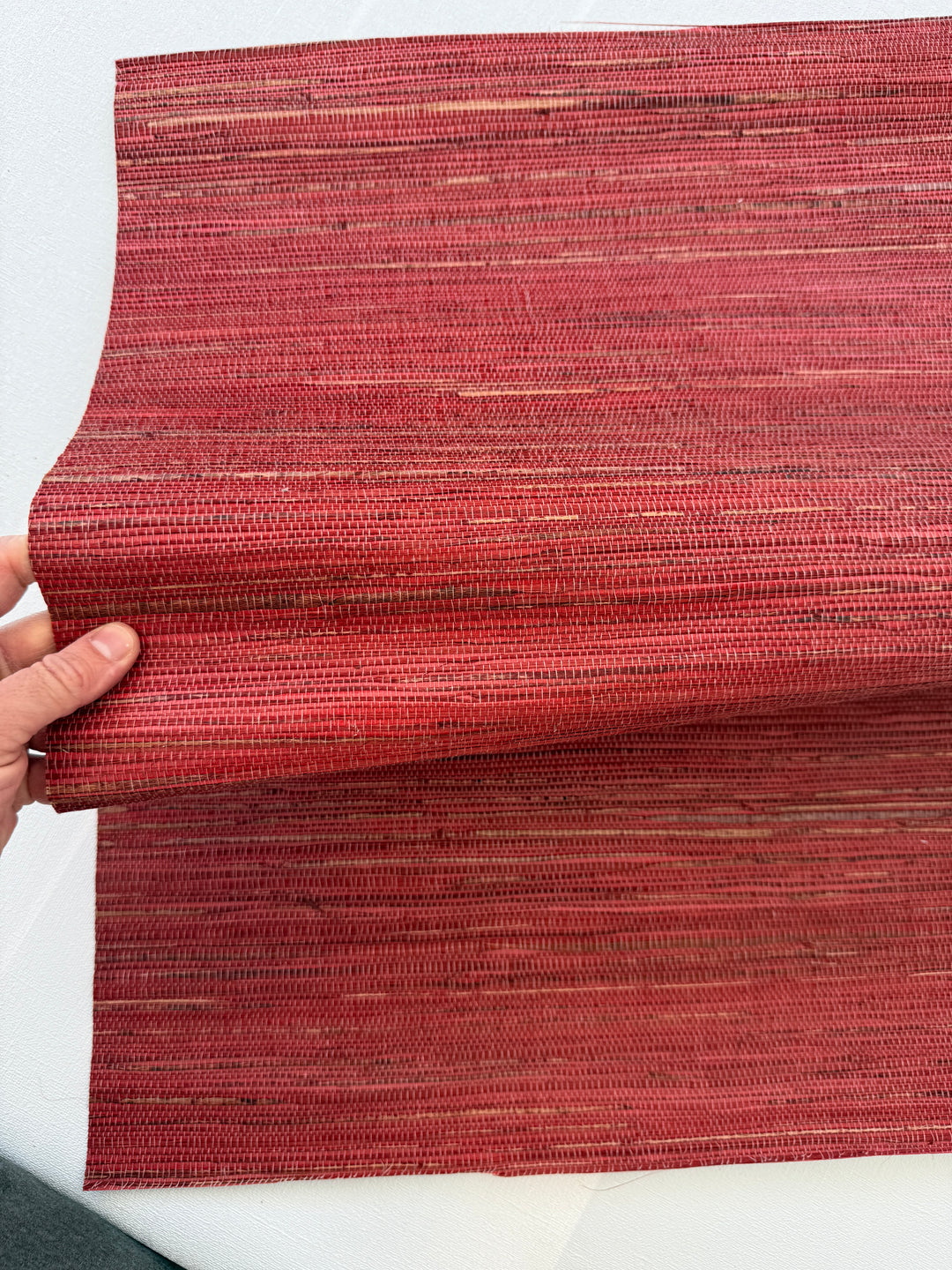 Natural Grasscloth Textured Wallcover...