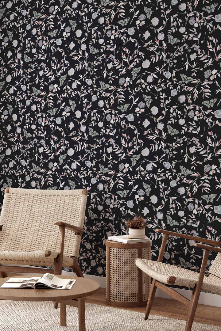 Moonlit Garden Butterflies 3747