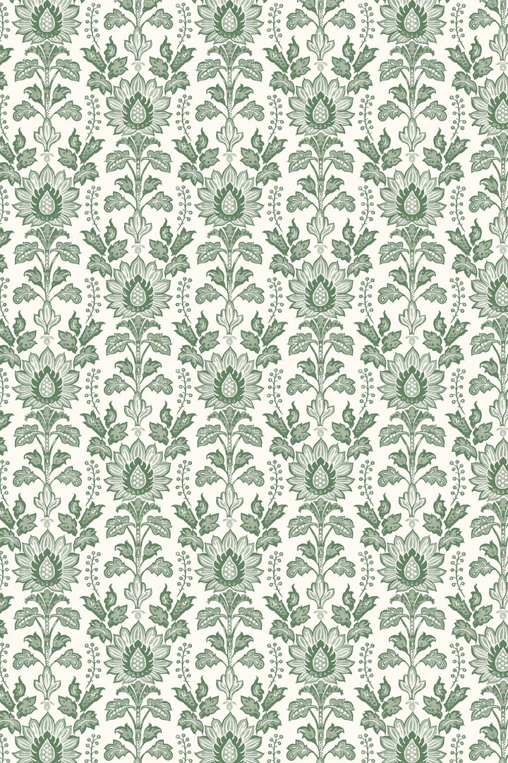 Botanical Lotus Wallpaper Traditional wallpaper #3731