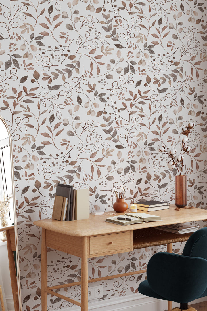 Watercolor Botanical Wallpaper #3616