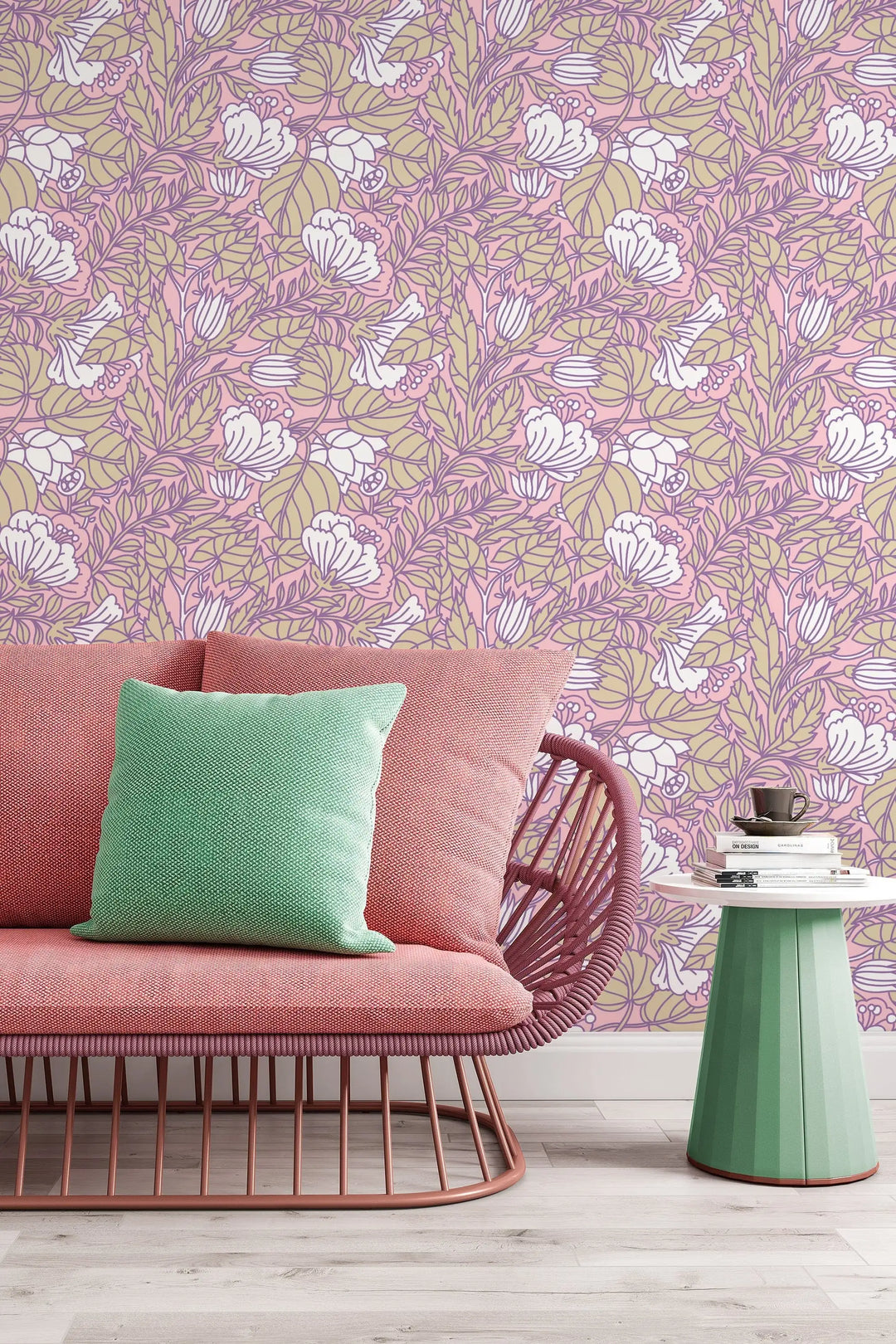 Aesthetic Abstract Floral Buds wallpaper design #3070