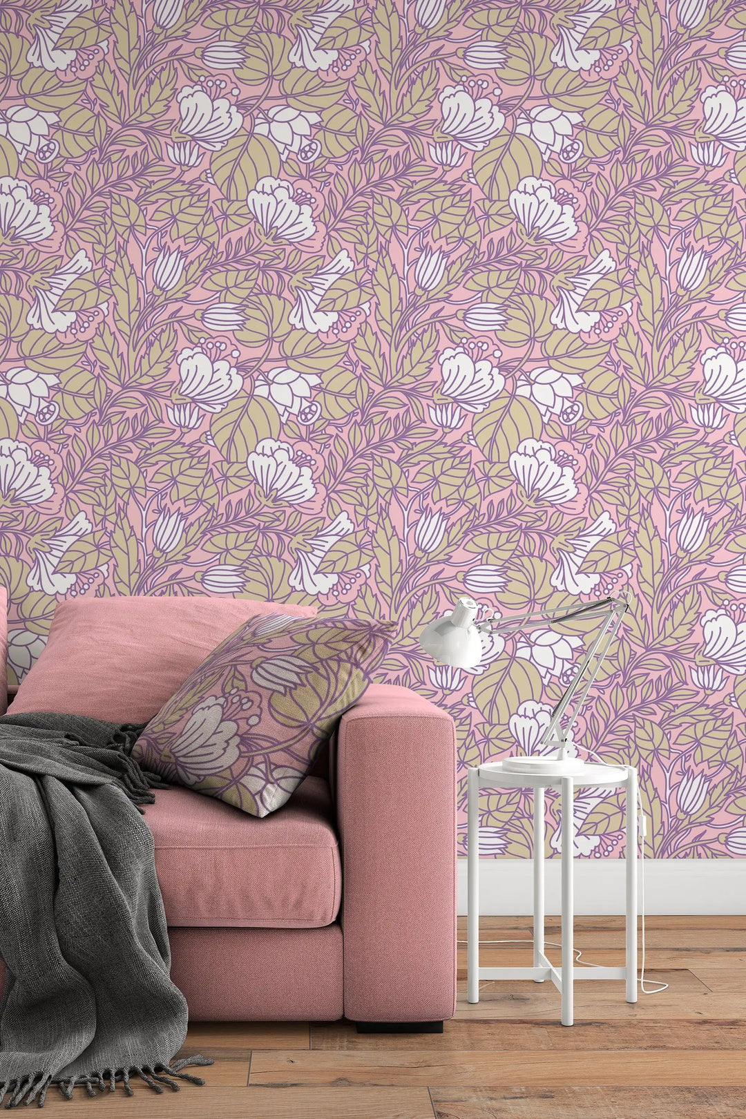 Aesthetic Abstract Floral Buds wallpaper design #3070