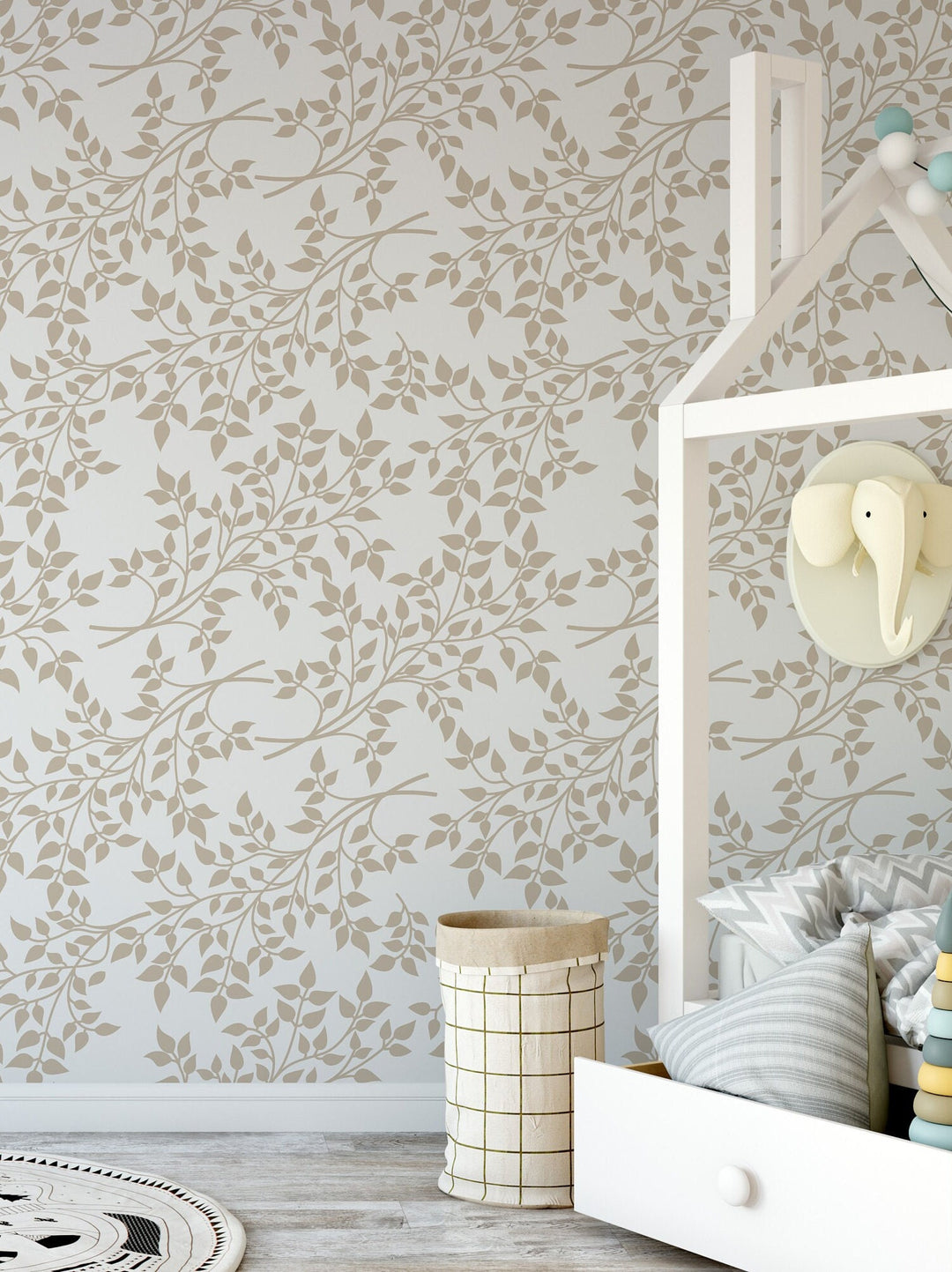 Boho Botanical Leaves Wallpaper #3618