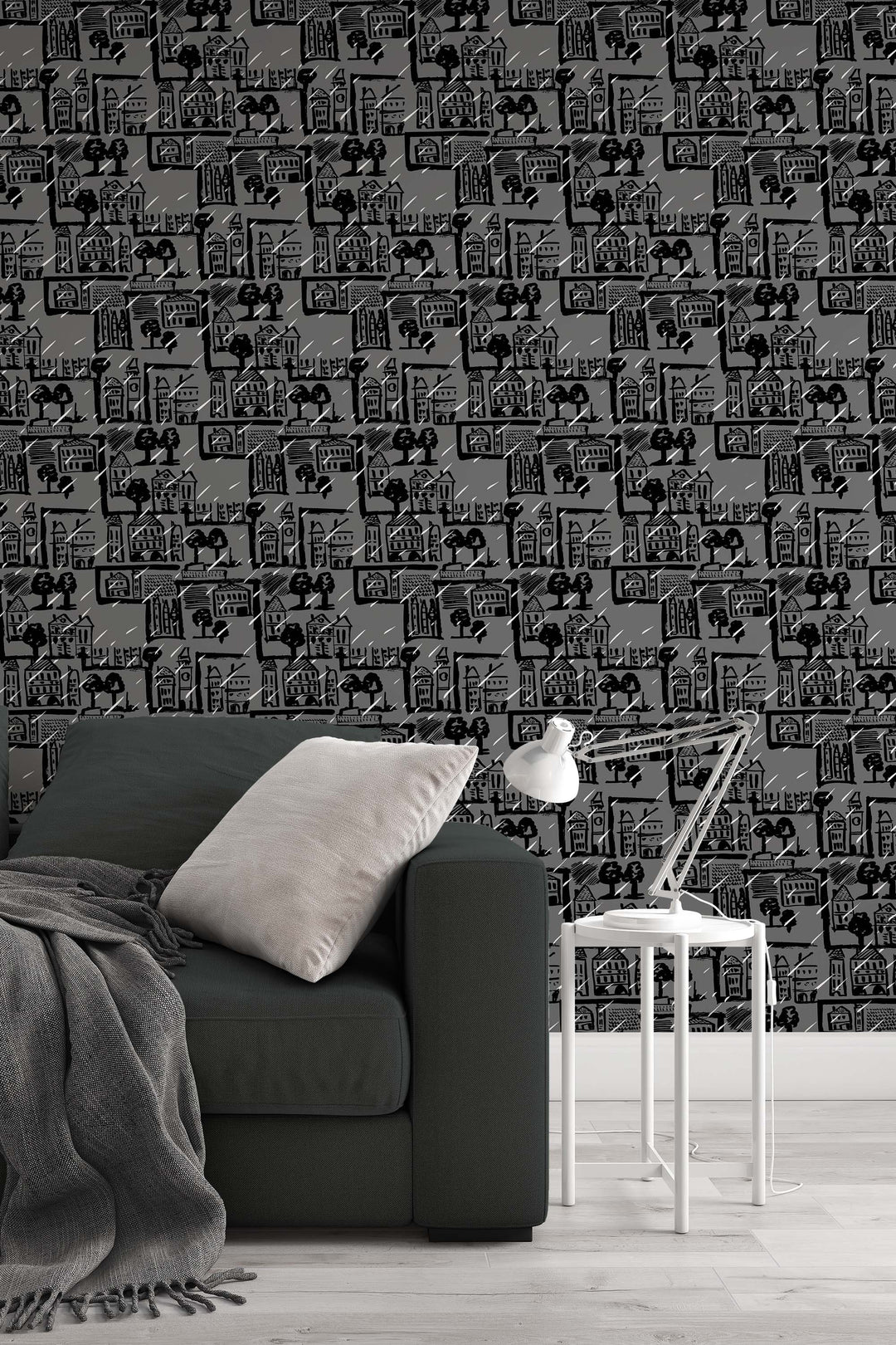 Rain in the City Wallpaper 3304