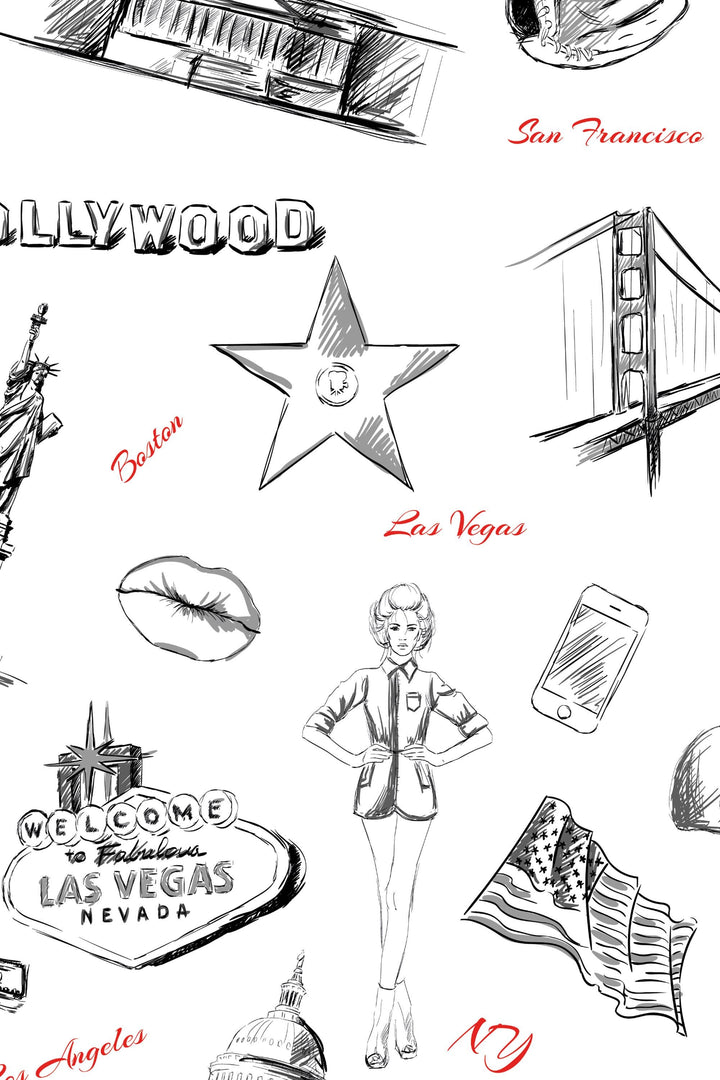American Sketch Icons Wallpaper #3725
