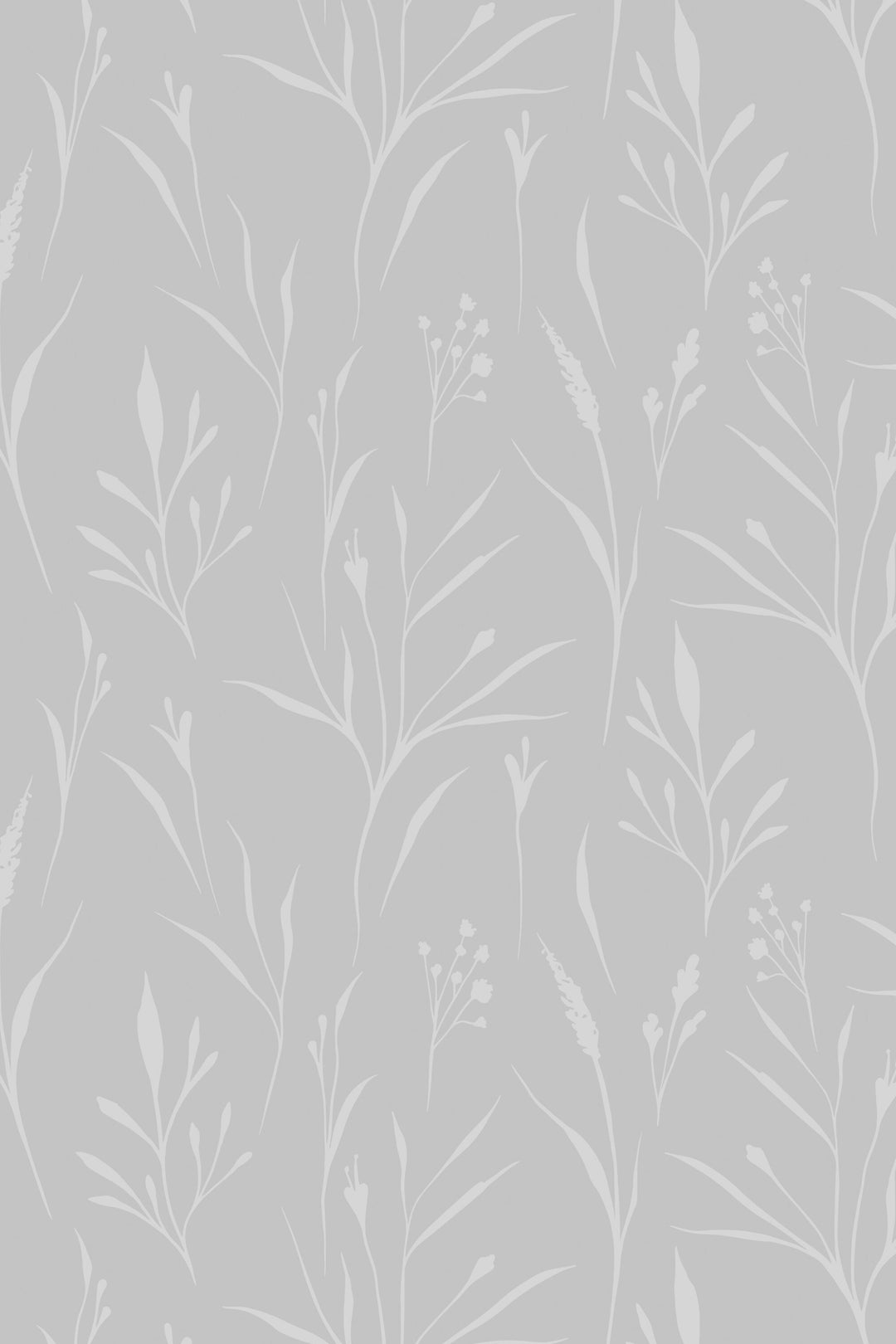 Boho wallpaper, leaves on gray Traditional and Peel and Stick wallpaper NEW  #3593