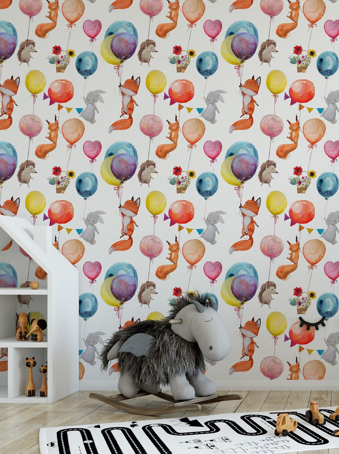 Kids wallpaper - Playroom wallpaper - Peel and Stick and Traditional wallpaper  #3597