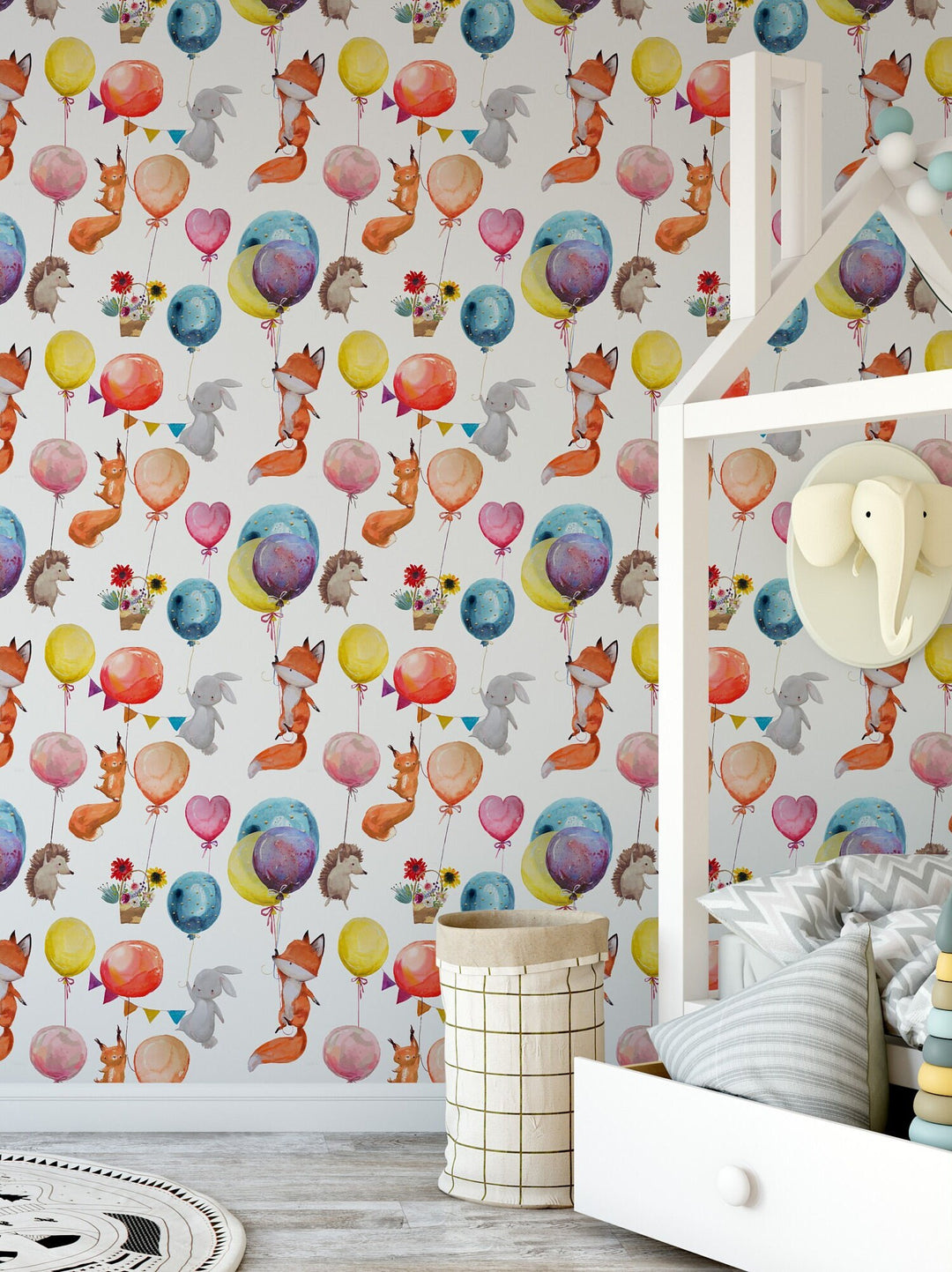 Kids wallpaper - Playroom wallpaper - Peel and Stick and Traditional wallpaper  #3597